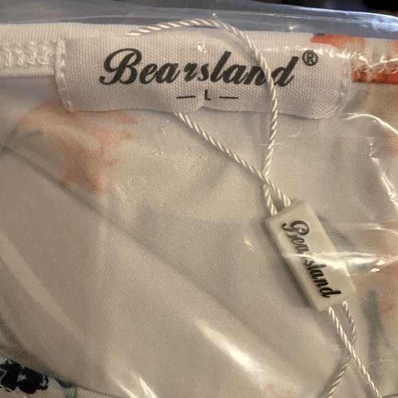 NWT 3 PK Bearsland Short Sleeve Maternity T-Shirt, Size Large: Variety - Picture 8 of 9